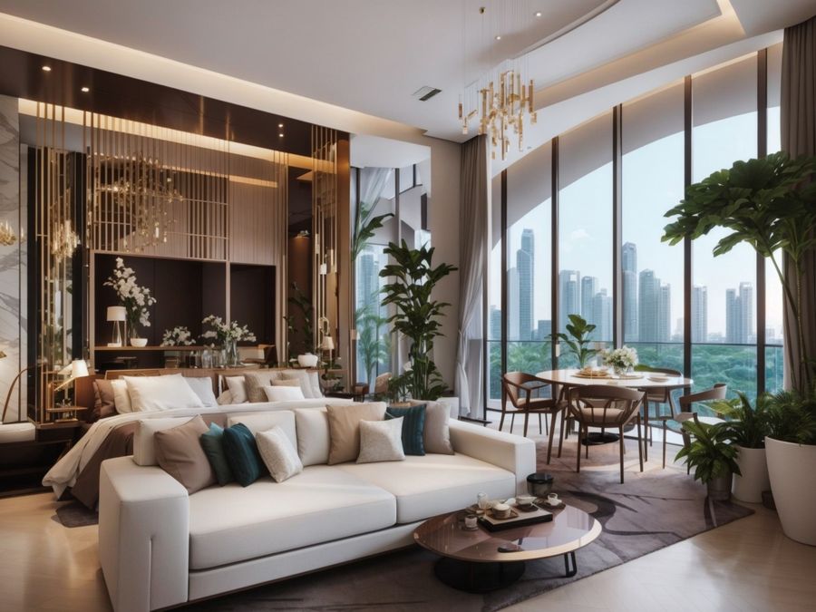 DreamShaper_v7_singapore_luxury_condo_3